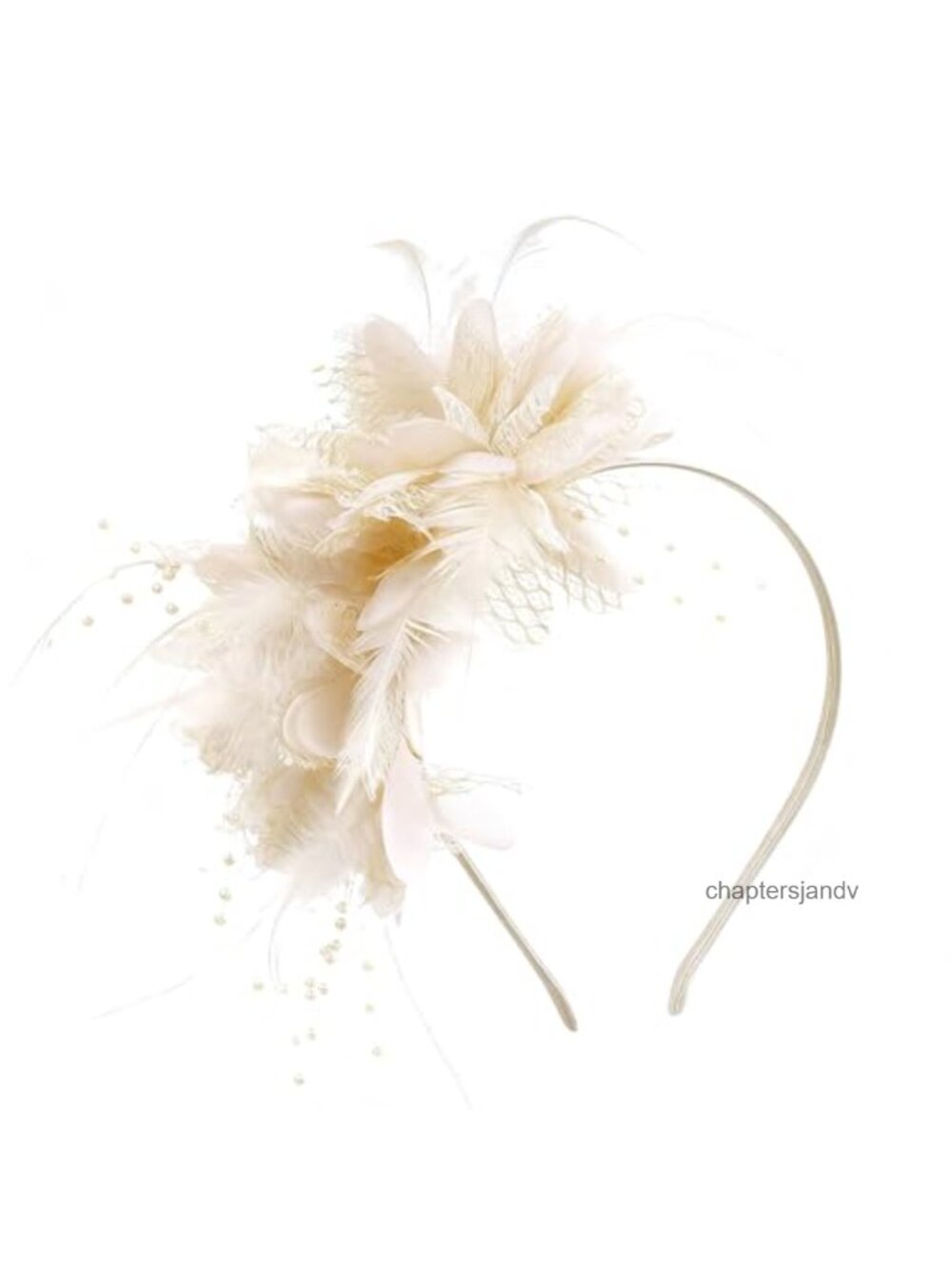 Women's Feather Fascinator Hat Tea Party 1920s Gatsby Halloween